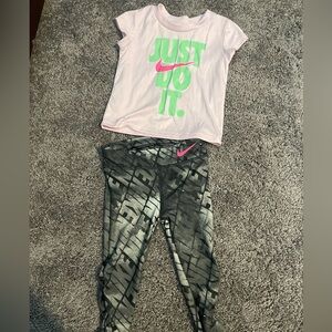 Toddler Nike dry fit outfit